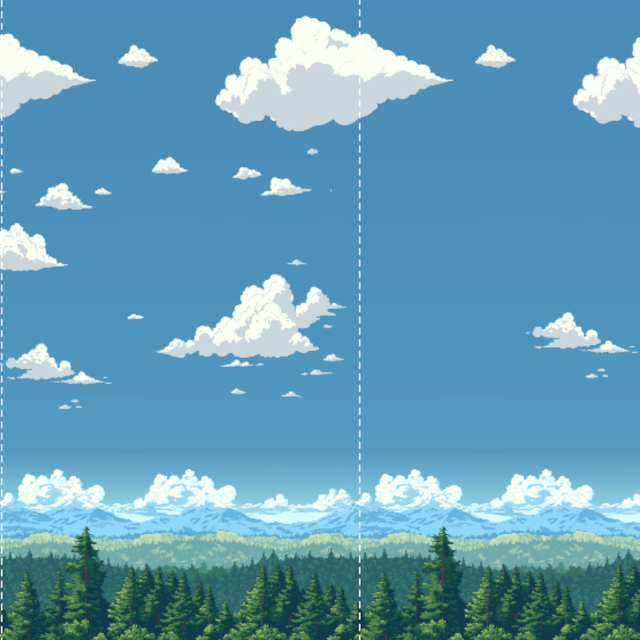 Pixscape parallax scrolling feature preview